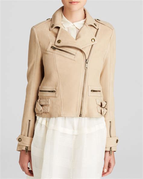 Burberry Brit Sandfield Suede Moto Jacket Women 